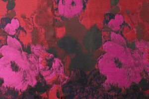 Jacquard-stof-rozen-print-y833
