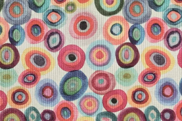 Stretch-rib-stof-cirkelprint-y711