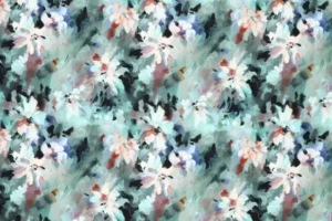 Matte-satijn-viscose-stretch-stof-olieverf-bloemenprint-y944