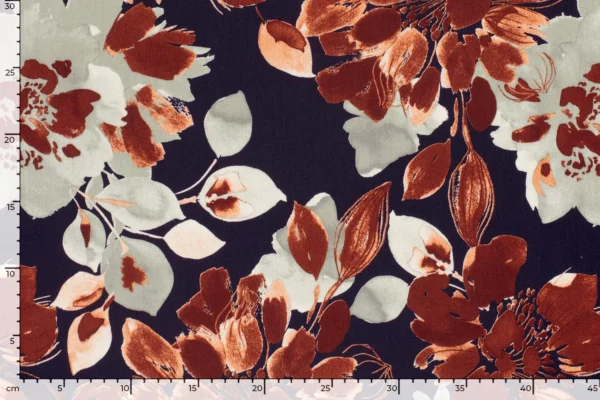 Viscose-satijn-stof-mat-herfst-bloemenprint-y933-3