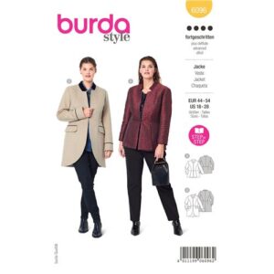 Burda-naaipatroon-jas-met-peplum