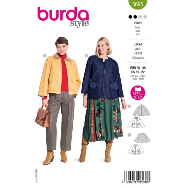 5695 burda naaipatroon jas