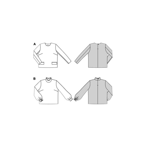 Burda Style, Naaipatroon blouses 5701 - Afbeelding 9