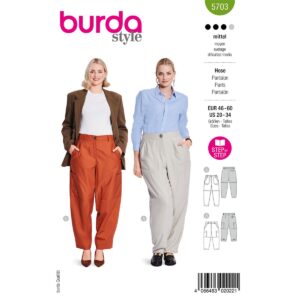 5703 burda style naaipatroon broeken. .