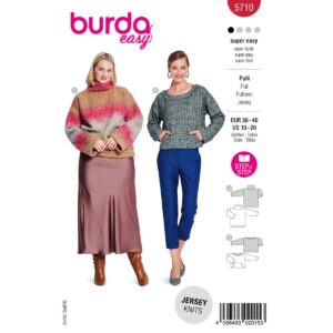 5710 truien naaipatroon Burda