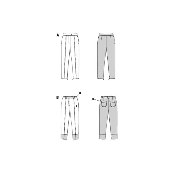 Burda Style, Naaipatroon broeken 5712 - Afbeelding 3