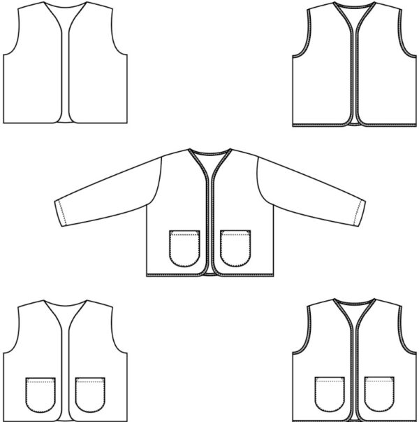 Bel etoile naaipatroon junna gilet en vest