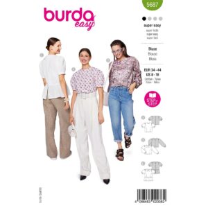 Burda-patroon-blouses- 5687