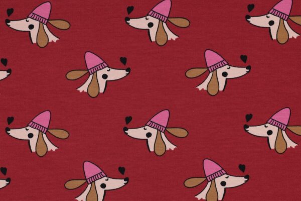 French-terry-stof-hondjes-met-muts-P039