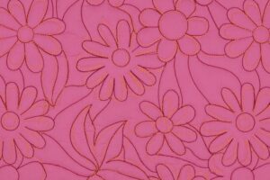 Gestepte-katoen-stof-geborduurde-bloemen-P002