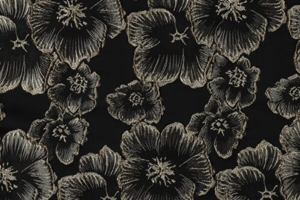 Jacquard-stof-bloemenprint-p027