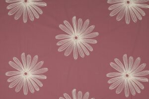 Katoen-poplin-stof-geborduurde-bloemen-Y1079