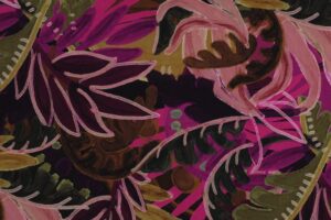 Katoen-viscose-stof-bladprint-P044