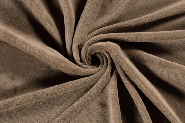 Coral-fleece-stof-lichtbruin-CF153