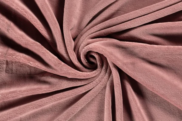Coral-fleece-stof-oudroze-CF014