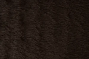 Faux-fur-bont-stof-lang-harig-donkerbruin-P192
