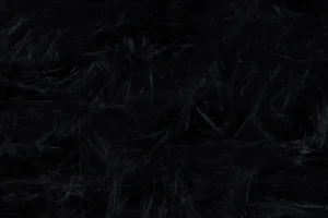 Faux-fur-bont-stof-lang-harig-zwart-P190