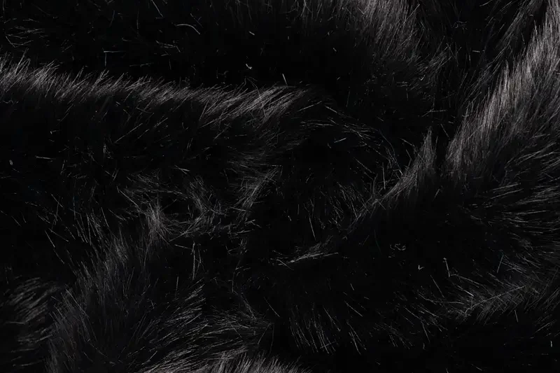 Faux-fur-bont-stof-lang-harig-zwart-P194-2