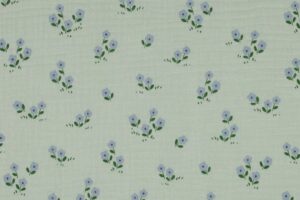 Hydrofiel-mousseline-stof-bloemetjesprint-P157
