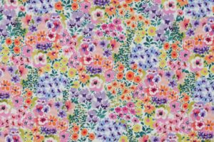 Tricot-katoen-stof-bloemenprint-P159