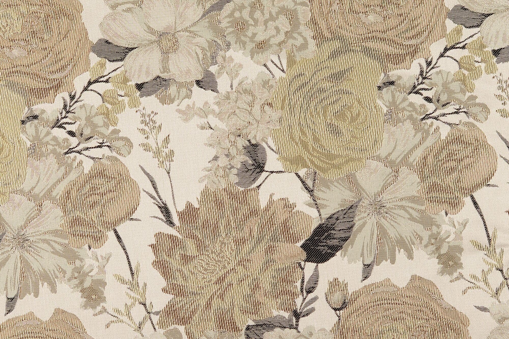 Jacquard-stof-rozenprint-P285