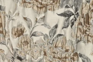 Jacquard-stof-rozenprint-P340