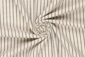 Linnen-katoen-stof-lurex-smalle-streep-motief-P257