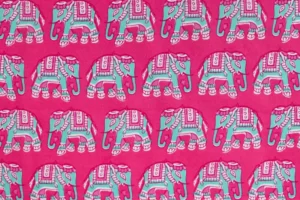 Batik-poplin-stof-olifanten-P414