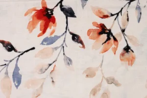 Linnen-viscose-stof-digitale-aquarel-bloemenprint-P397