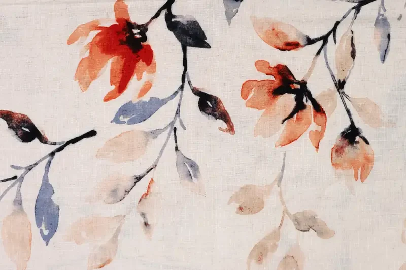 Linnen-viscose-stof-digitale-aquarel-bloemenprint-P397