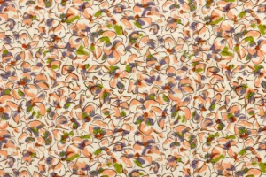 Linnen-viscose-stof-getekende-bloemetjesprint-P367