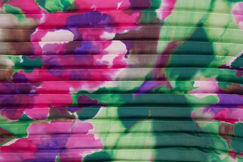 Stenzo-plisse-stof-waterverf-bloemenprint-P352