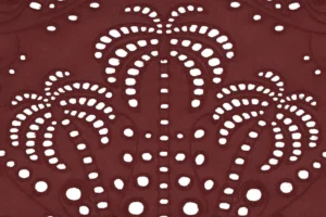 Broderie-stof-palmbomen-opengewerkt-P484