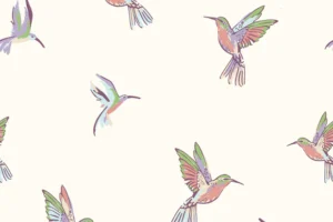 Poplin-katoen-stof-kolibrie-vogelprint-P445