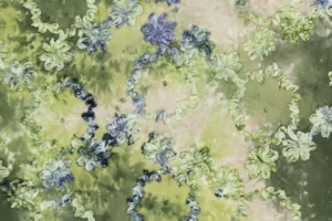 Tie-dye-broderie-stof-geborduurd-lint-P477