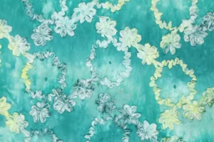 Tie-dye-broderie-stof-geborduurd-lint-P478