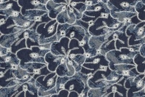 Denim-ruffle-jeans-stof-broderie-bloemen-P599