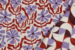 Double-gauze-stof-gewatteerd-bloemen-en-blokkenpatroon-p618