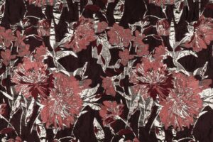 Jacquard-stof-bloemenprint-P516
