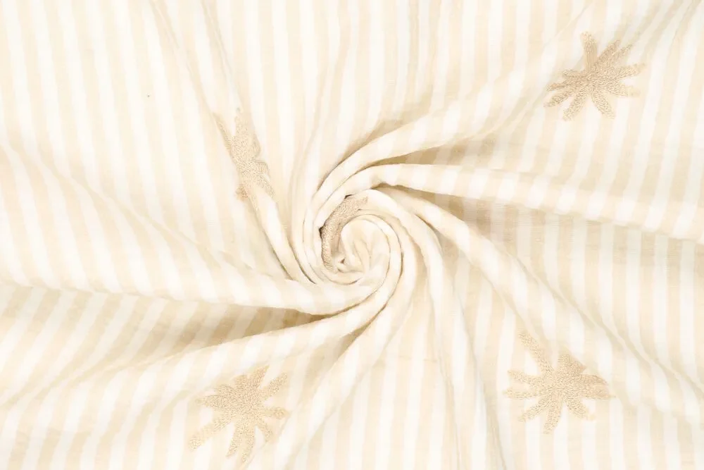 Mousseline-vintage-stof-palm-embroidery-P591-2