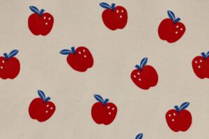 Tricot-katoen-stof-GOTS-appelprint-P658