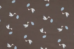 Tricot-katoen-stof-ooievarenprint-p643