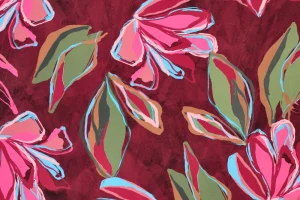 Twill-stretch-stof-bloemenprint-P752