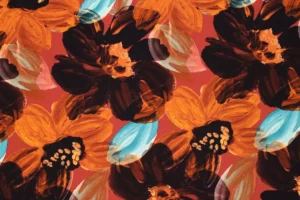 Viscose-tricot-stof-olieverf-bloemenprint-p689