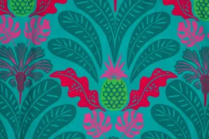 Viscose-voile-stof-diverse-bladprint-P640