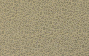 Poplin Katoen Stof, Bloemen Print, Baby Blauw/offwhite. P879-1