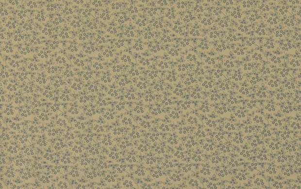 Poplin Katoen Stof, Bloemen Print, Baby Blauw/offwhite. P879-1