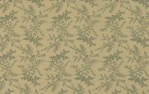 Poplin Katoen Stof, Takjes Print, Mint/offwhite. P881-1