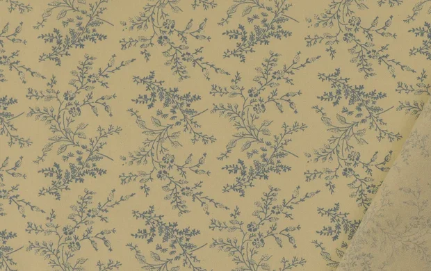 Poplin Katoen Stof, Takjes Print, Baby Blauw/offwhite. P882-3