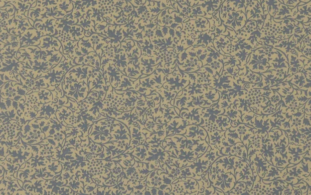 Poplin Katoen Stof, Bladeren Print, Baby Blauw/offwhite. P886-1